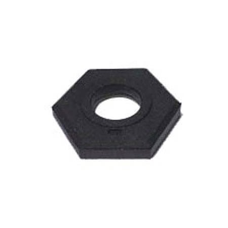 Cortina Safety Products Rubber, 1 in Height, 18 in Length, Black 03-731